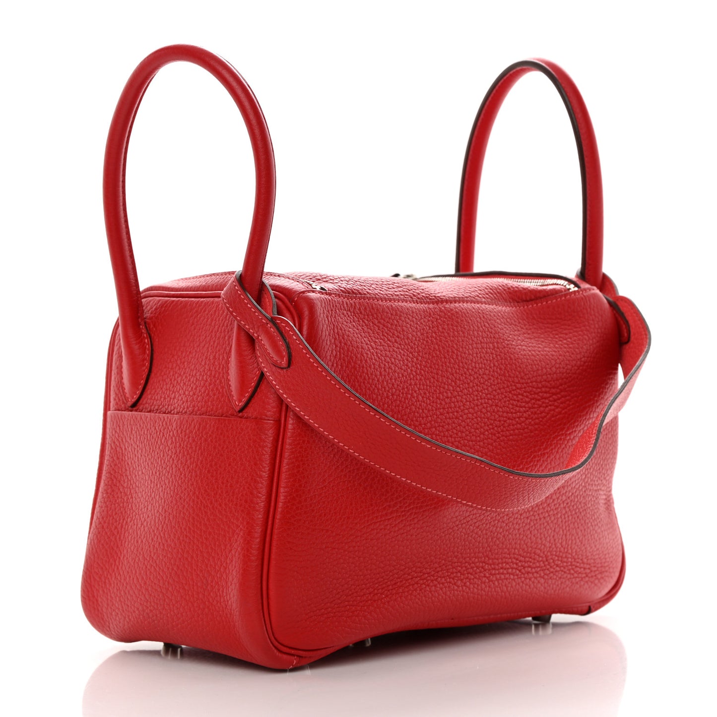 Taurillon Clemence Verso Lindy 26 Rouge Casaque Bougainvillea