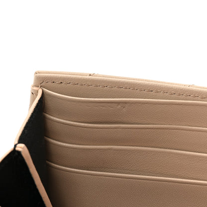 Saint Laurent Lambskin Y Quilted Monogram Large Loulou Flap Wallet Nude Powder 14 of 16