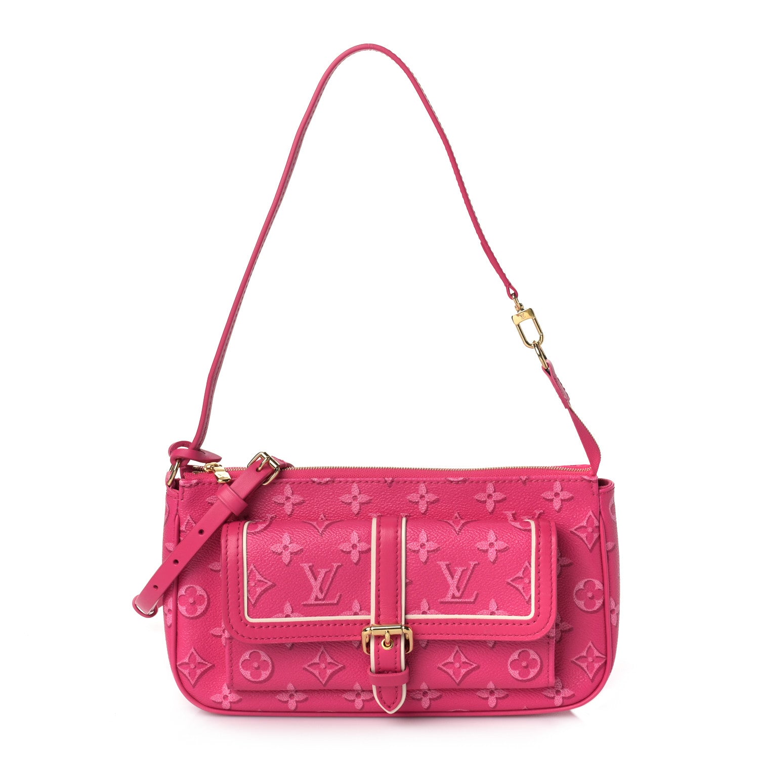 Louis Vuitton Monogram Fall For You Maxi Multi Pochette Accessories Fuchsia 1 of 10