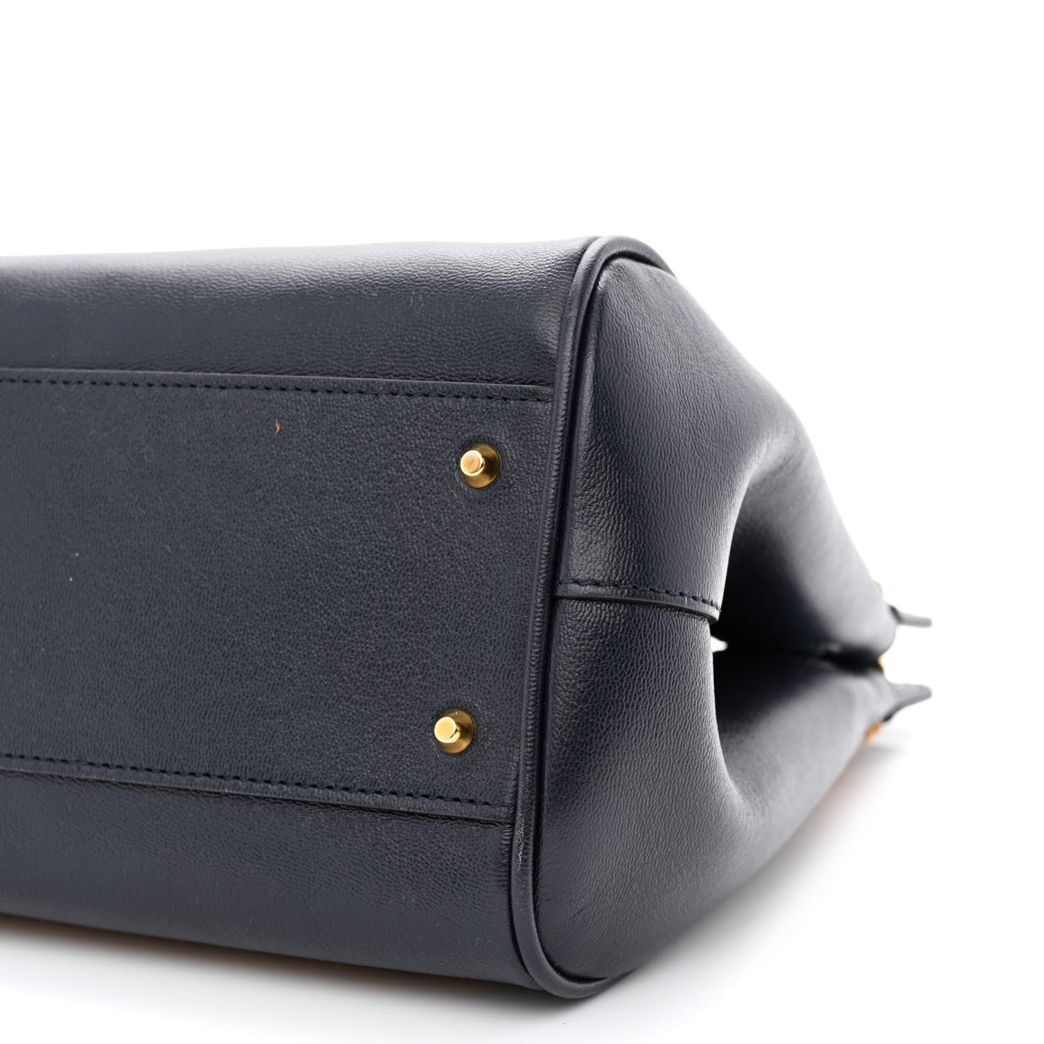 Gucci Straw Lux New Sakai Calfskin Lux Medium Dahlia Bamboo Handle Tote Bag Dark Natural Blue 12 of 14