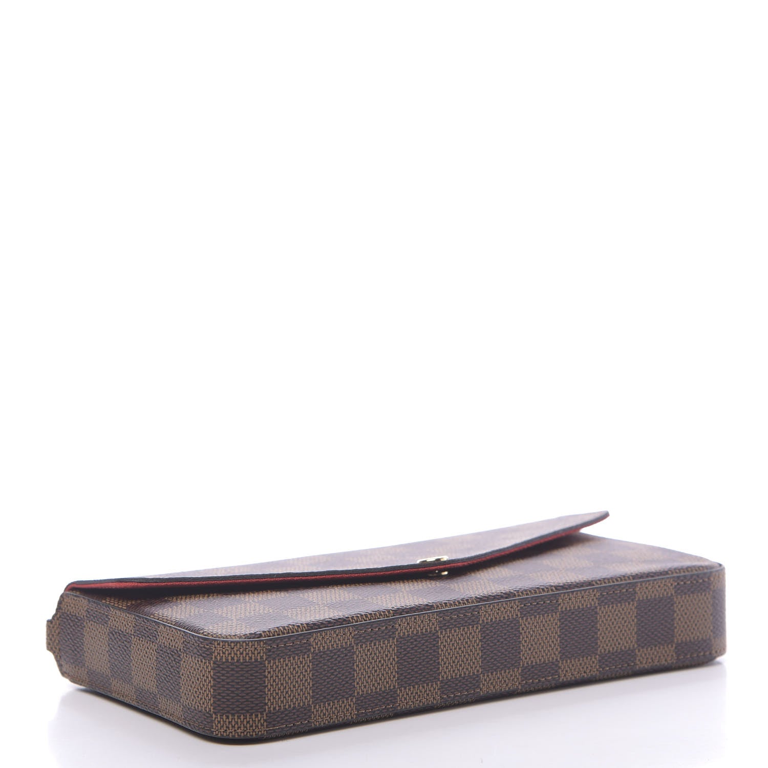 Louis Vuitton Damier Ebene Pochette Felicie Chain Wallet 5 of 10
