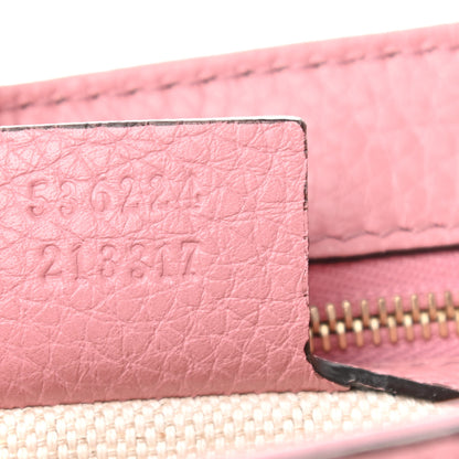 Gucci Pebbled Calfskin Medium Soho Flap Crossbody Pink 7 of 10