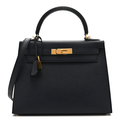 Hermes Epsom Kelly Sellier 28 Bleu Indigo 1 of 10