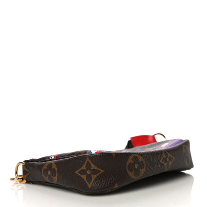 Louis Vuitton Monogram 2020 Christmas Animation Bumper Cars Mini Pochette Accessories Coquelicot 4 of 10