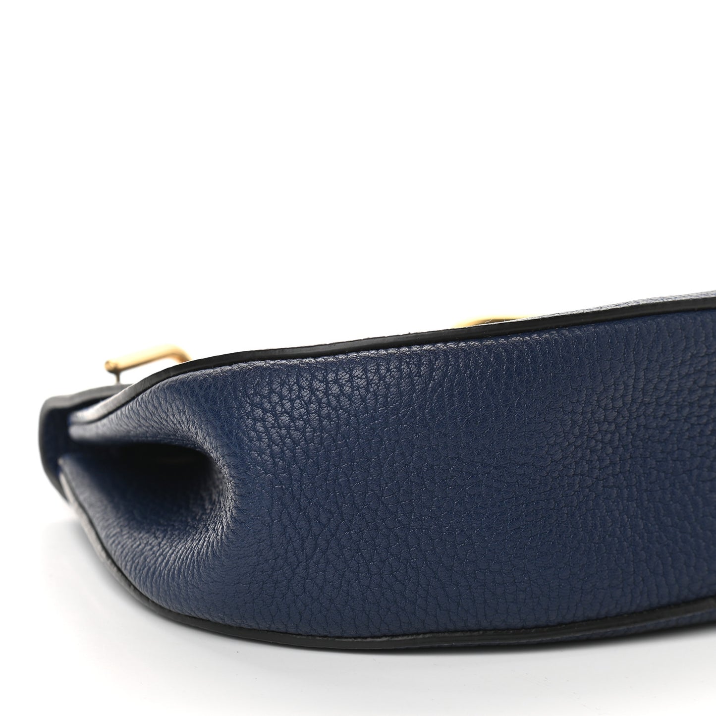 Grained Lambskin Drew Shoulder Bag Royal Navy