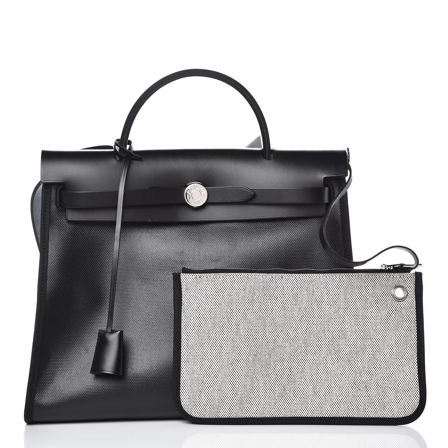 Toile H Berline Vache Hunter Herbag Zip PM 31 Black Ecru