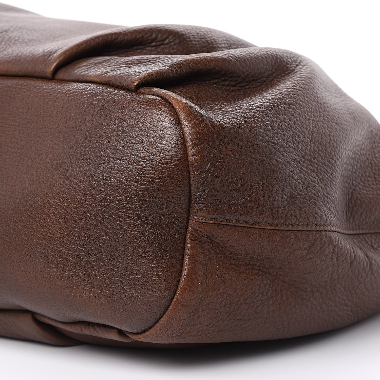 Prada Cervo Deerskin Chain Bag Bruciato 9 of 14