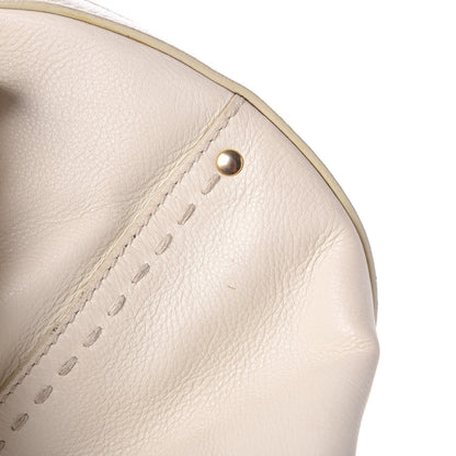 Saint Laurent Calfskin Large Muse Tote Bag Ivory 11 of 17
