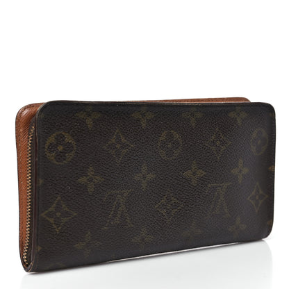 Louis Vuitton Monogram Porte-Monnaie Zippy Wallet 2 of 10