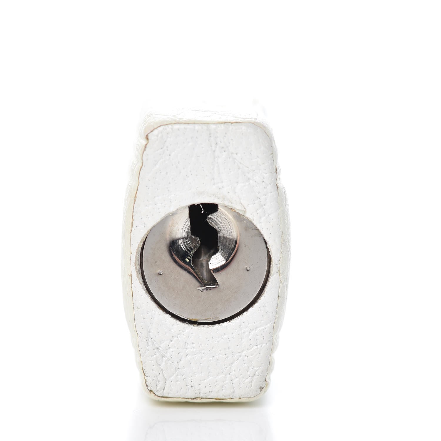 Hermes Taurillon Clemence Toile Kelly Retourne 32 White 27 of 40