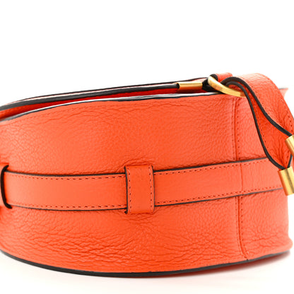 Chloe Grained Calfskin Small Marcie Saddle Bag Rusted Orange 9 of 11