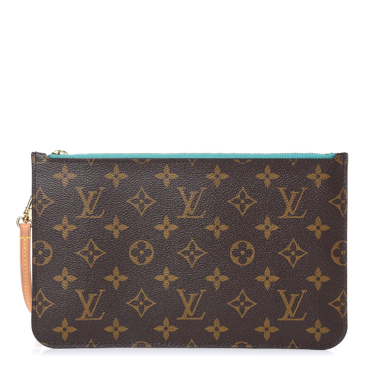 Monogram Neverfull MM GM Pochette Turquoise