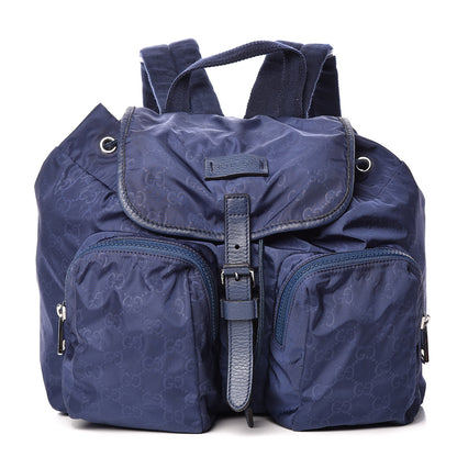 Gucci Nylon Monogram Medium Light Single Buckle Backpack Tide 1 of 9