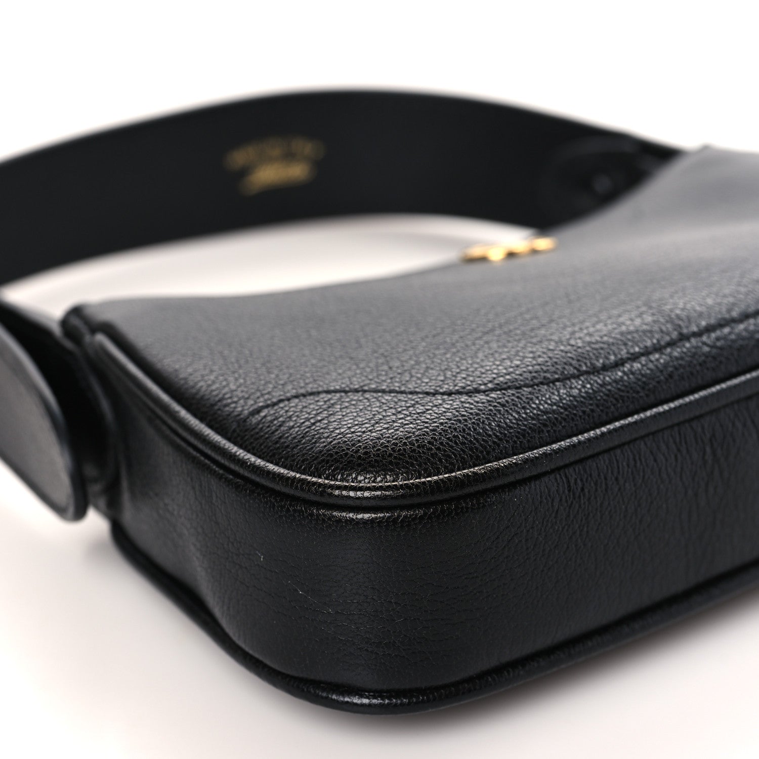Gucci Goatskin Mini Aphrodite Shoulder Bag Black 8 of 9