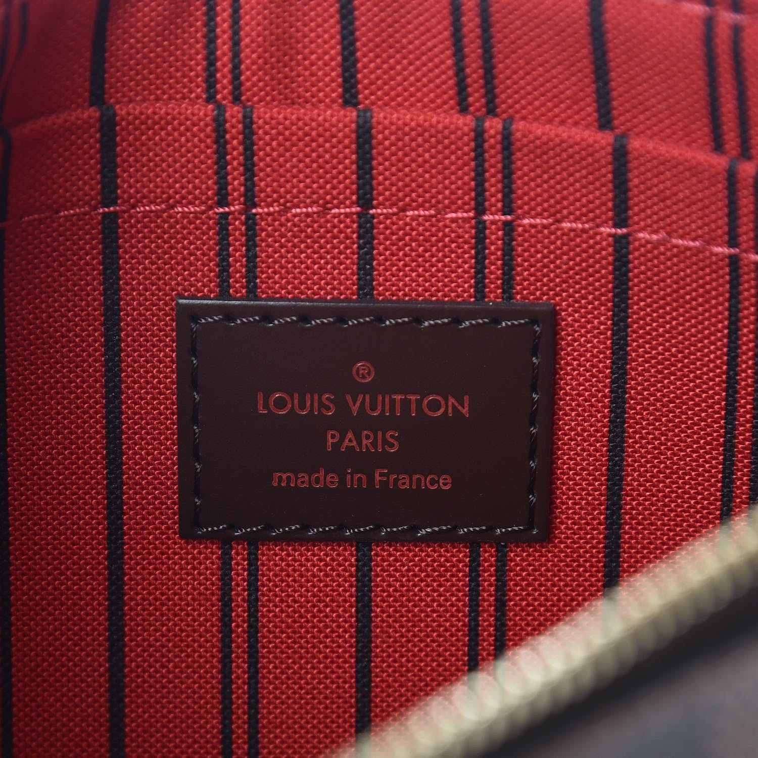Louis Vuitton Damier Ebene Neverfull MM GM Pochette 6 of 7