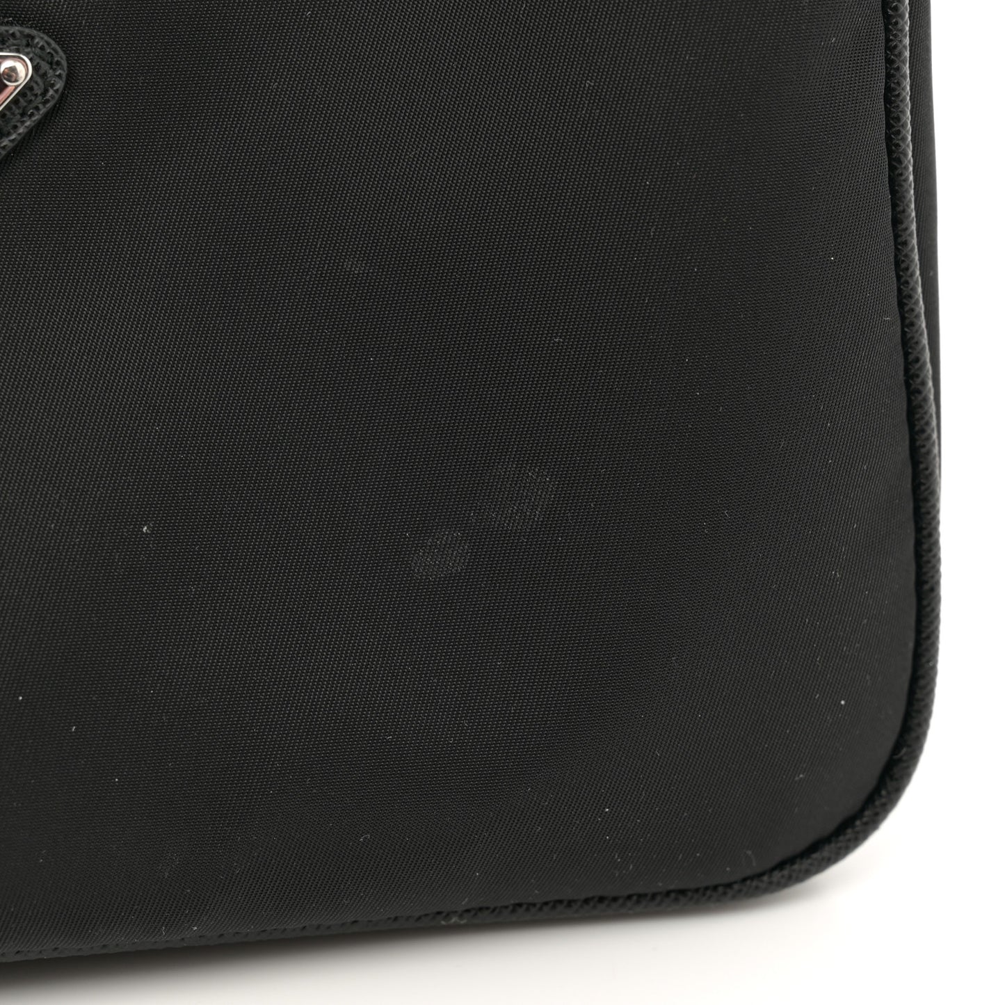 Tessuto Nylon Saffiano Mini Re-Edition 2005 Bag Black