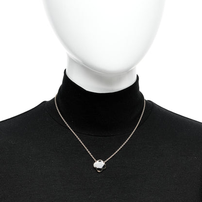Van Cleef & Arpels 18K Yellow Gold Black Onyx Pure Alhambra Pendant Necklace 2 of 6