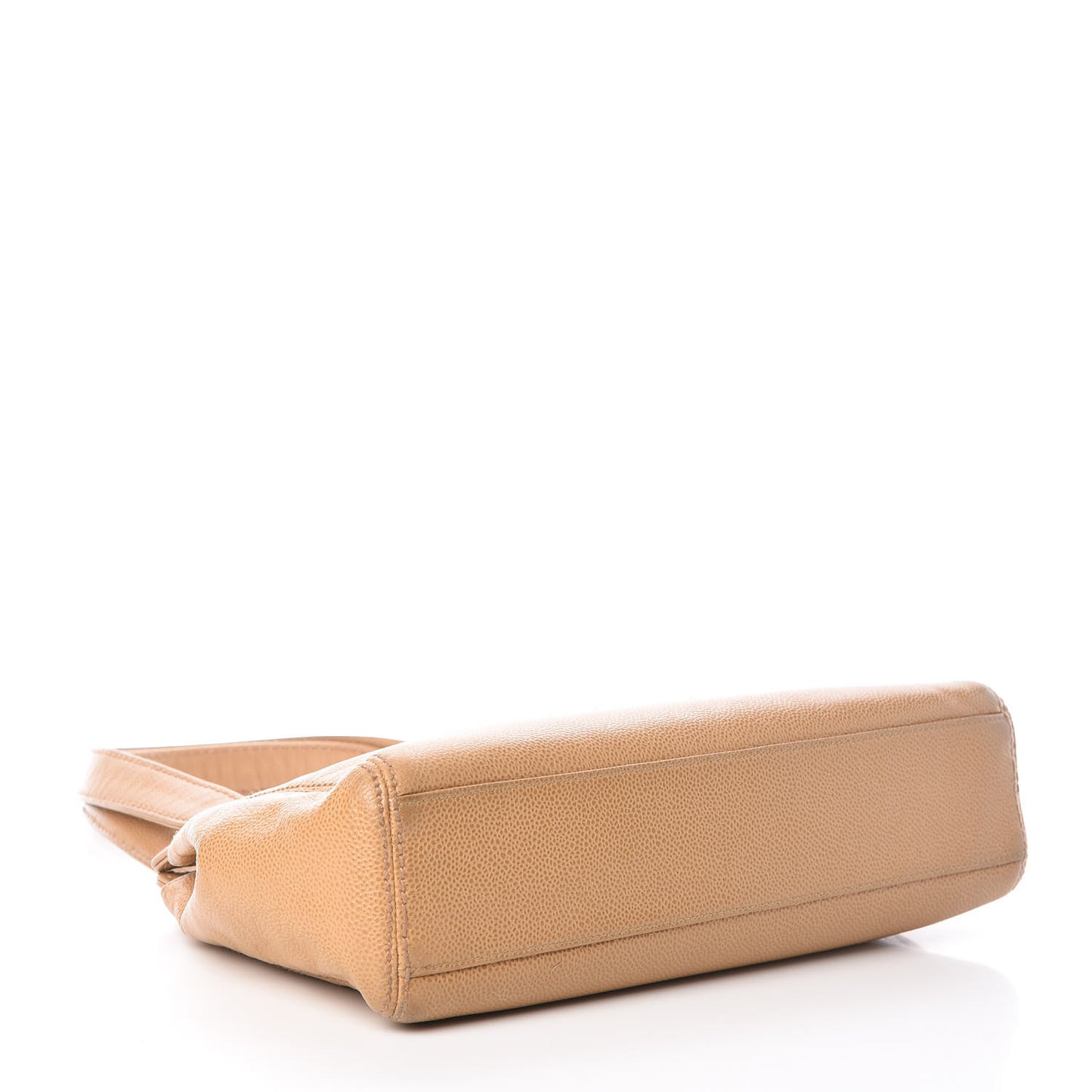Caviar CC Shoulder Bag Beige