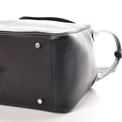 Hermes Taurillon Clemence Lindy 30 Black 6 of 15
