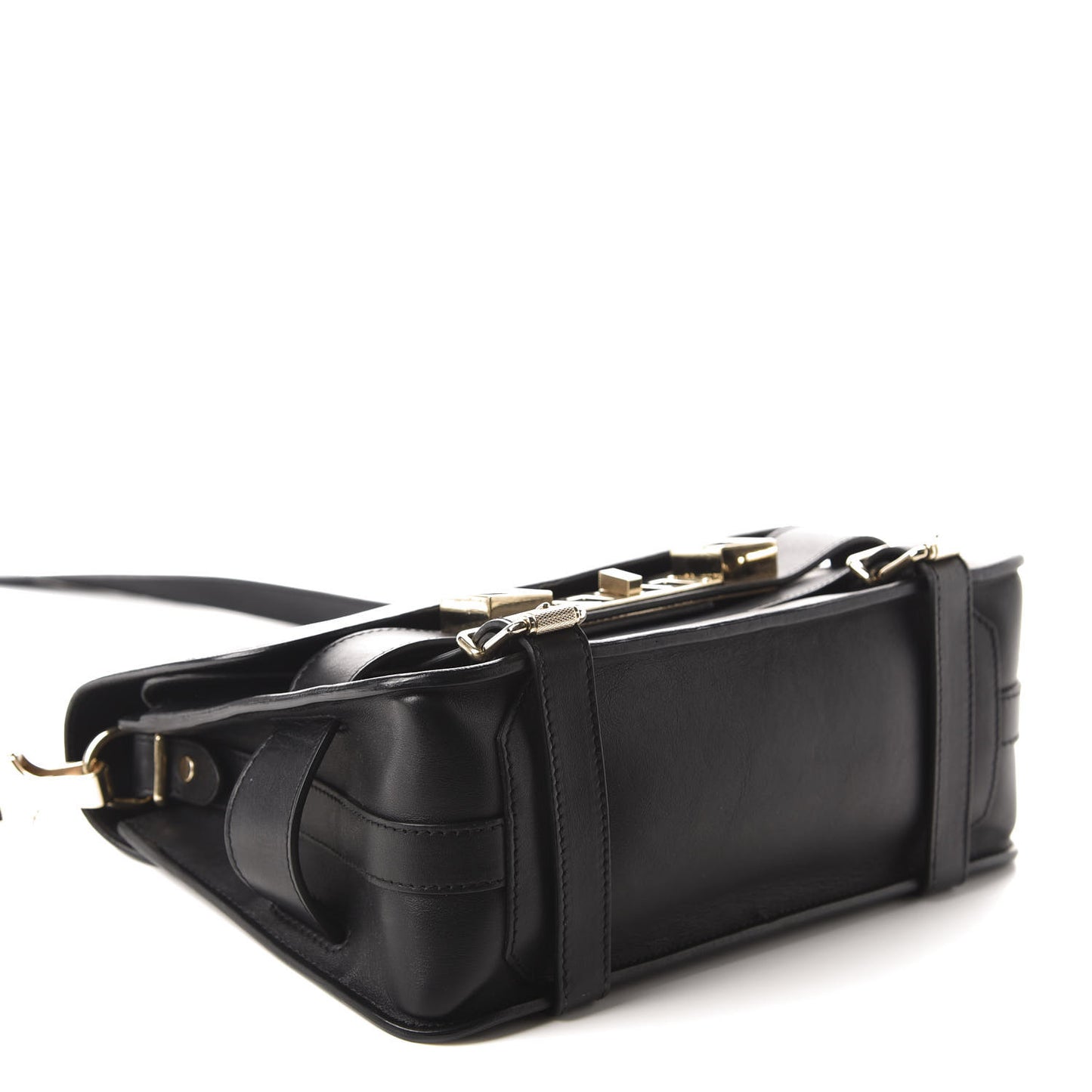 Calfskin PS11 Classic Shoulder Bag Black