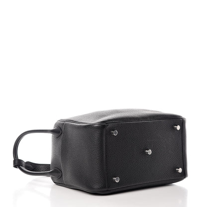 Hermes Taurillon Clemence Lindy 26 Black 4 of 12