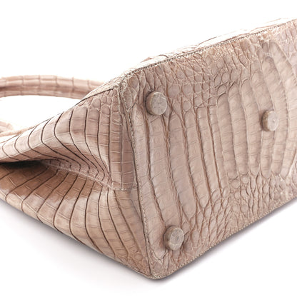 Nancy Gonzalez Crocodile Top Handle Shoulder Bag Brown 10 of 11