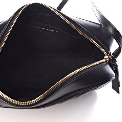 Saint Laurent Calfskin Matelasse Monogram Lou Camera Bag Black 5 of 10