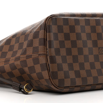 Louis Vuitton Damier Ebene Neo Neverfull MM Rose Ballerine 11 of 19