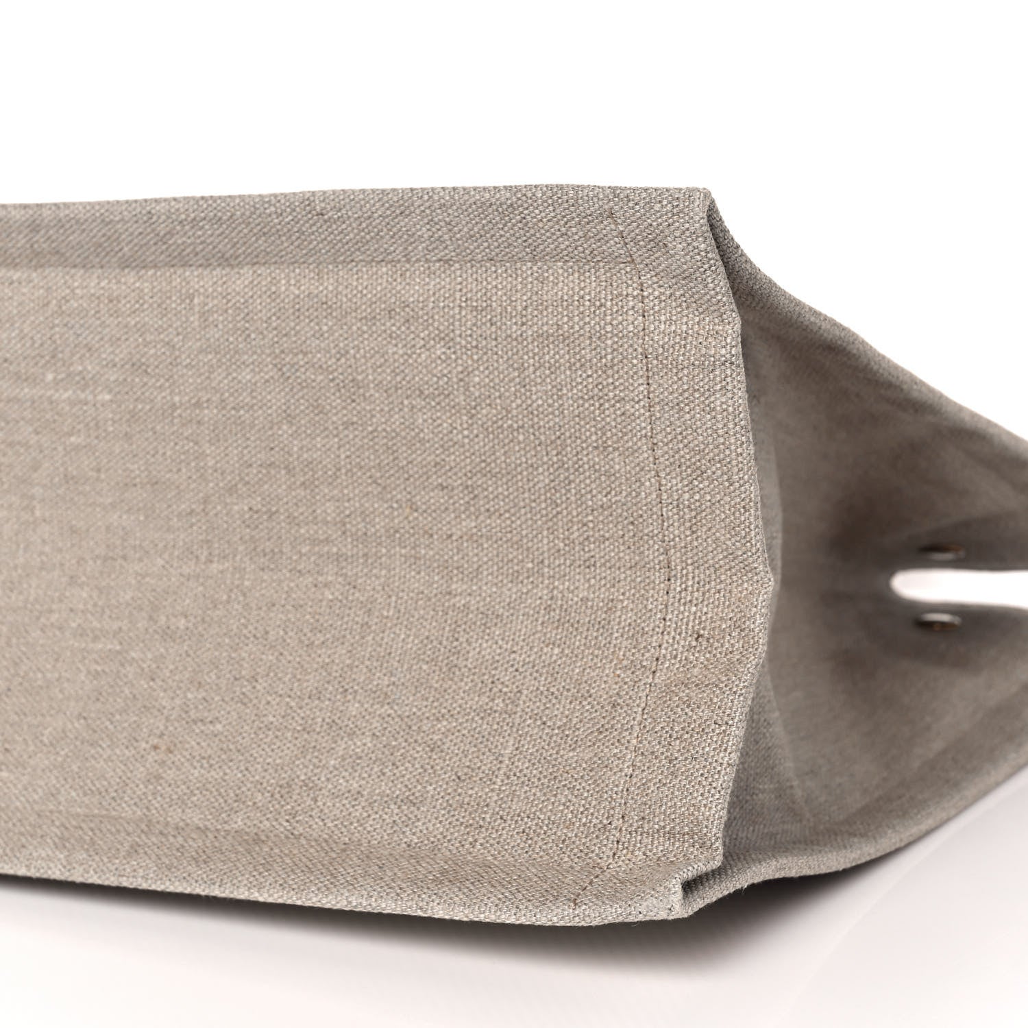 Saint Laurent Linen Calfskin Small Rive Gauche Tote Beige Sea Salt 8 of 9