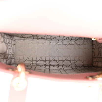 Christian Dior Lambskin Cannage Small My ABCDior Lady Dior Antique Pink 5 of 14