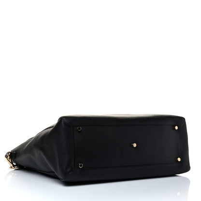 Burberry Grainy Calfskin Tote Black 3 of 4