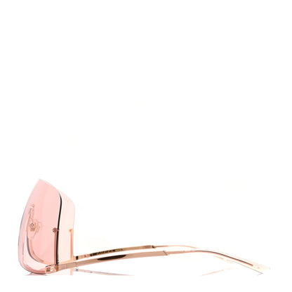Gucci Metal Mask Shaped Frame Sunglasses GG1560S Pink 3 of 8
