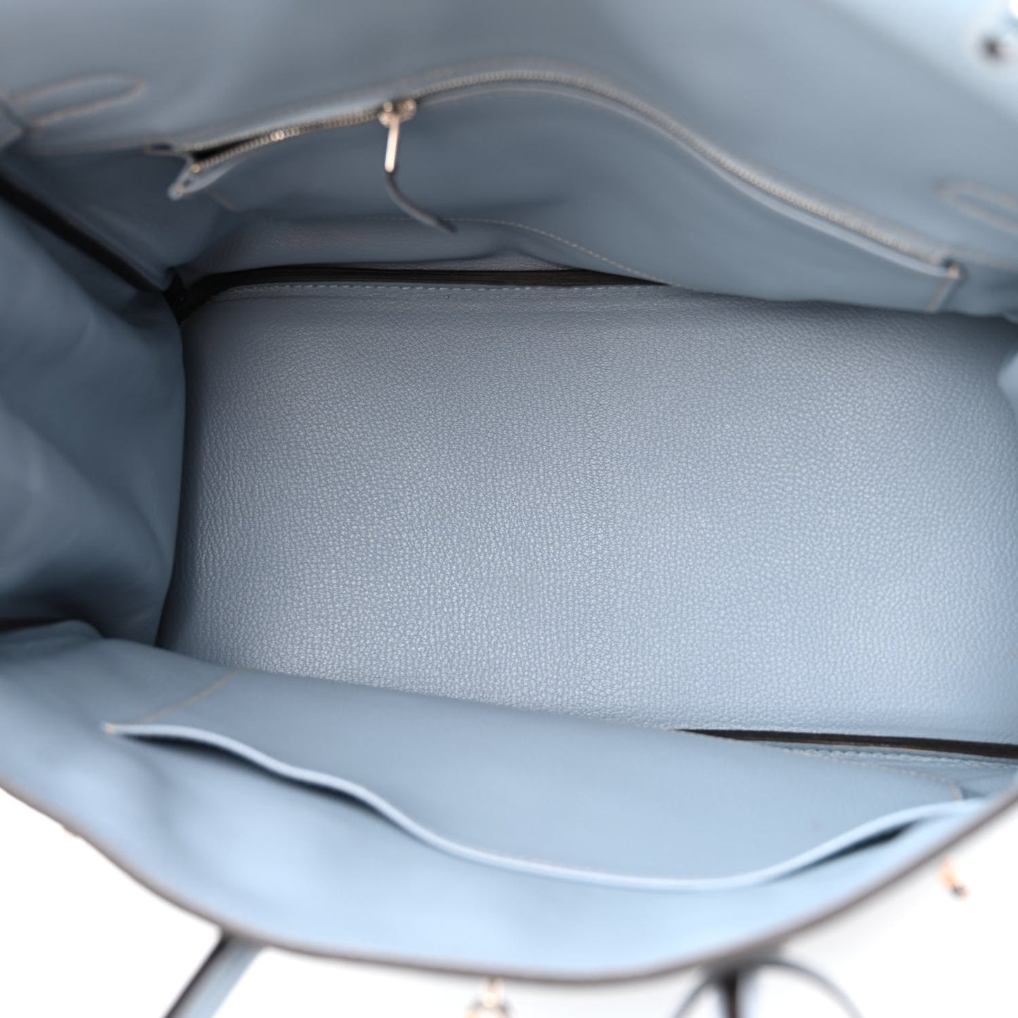 Togo Birkin 35 Bleu Lin