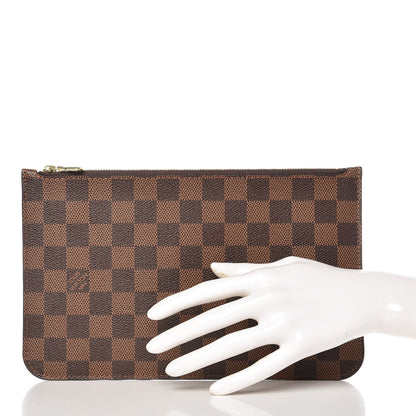 Louis Vuitton Damier Ebene Neverfull MM GM Pochette 2 of 7
