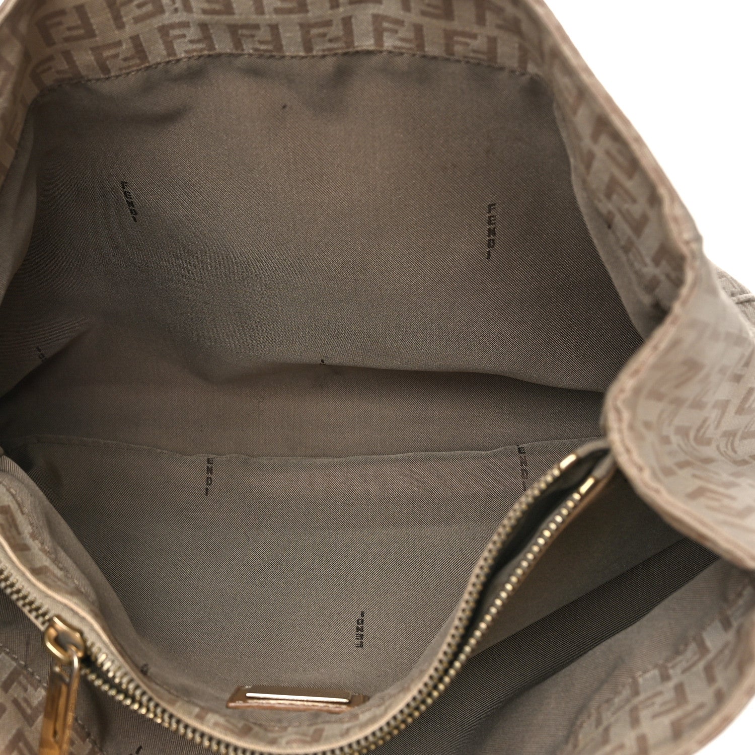 Fendi Zucchino Vitello Tote Beige Tortora 5 of 8