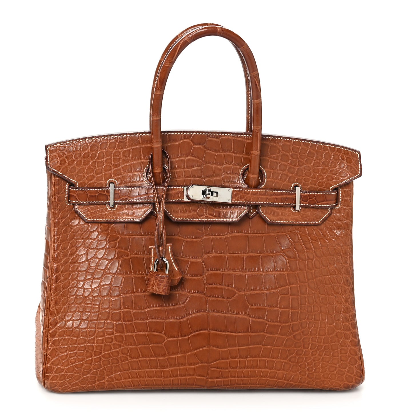 Matte Alligator Birkin 35 Fauve