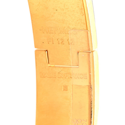 Hermes Enamel Narrow Clic Clac H Bracelet GM Bleu Lin 5 of 5