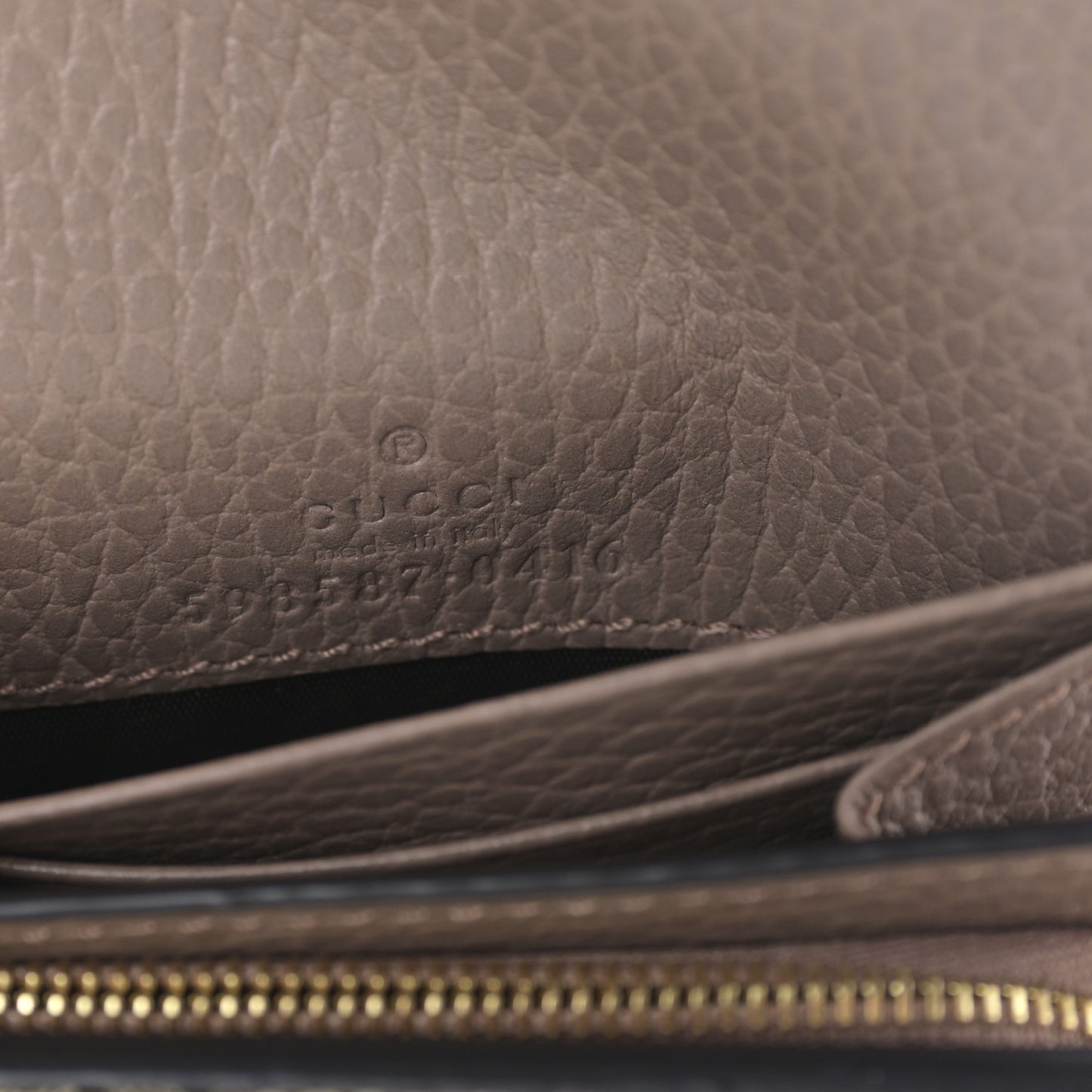 Dollar Calfskin GG Supreme Monogram Medium GG Marmont Card Case Porcelain Rose Beige Ebony