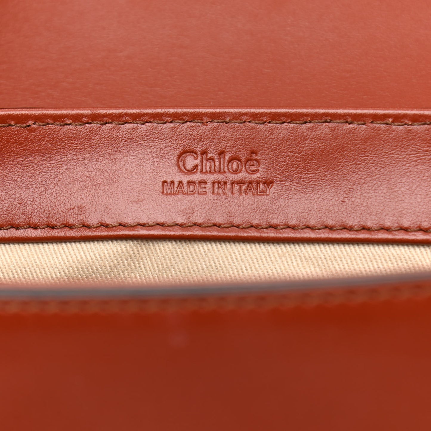 Calfskin Mini C Double Carry Sepia Brown