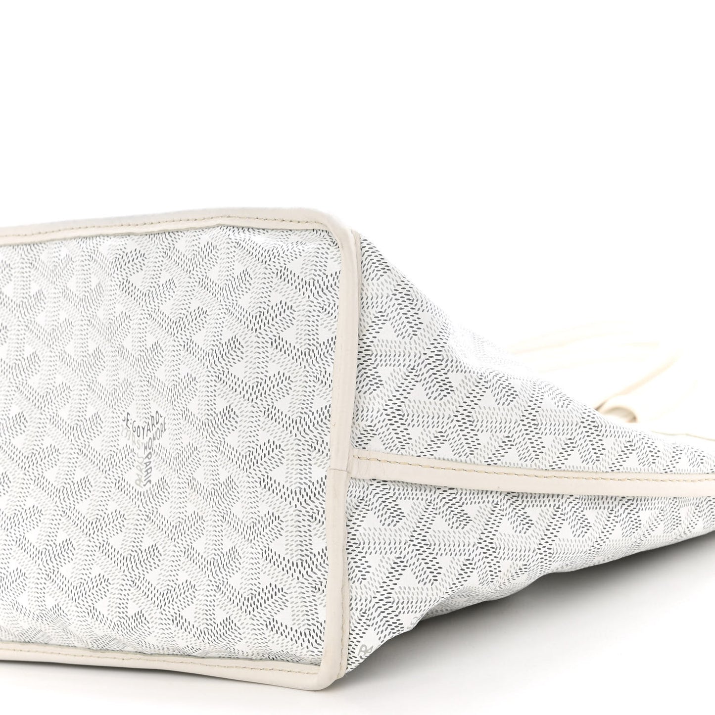 Goyardine Reversible Anjou PM White