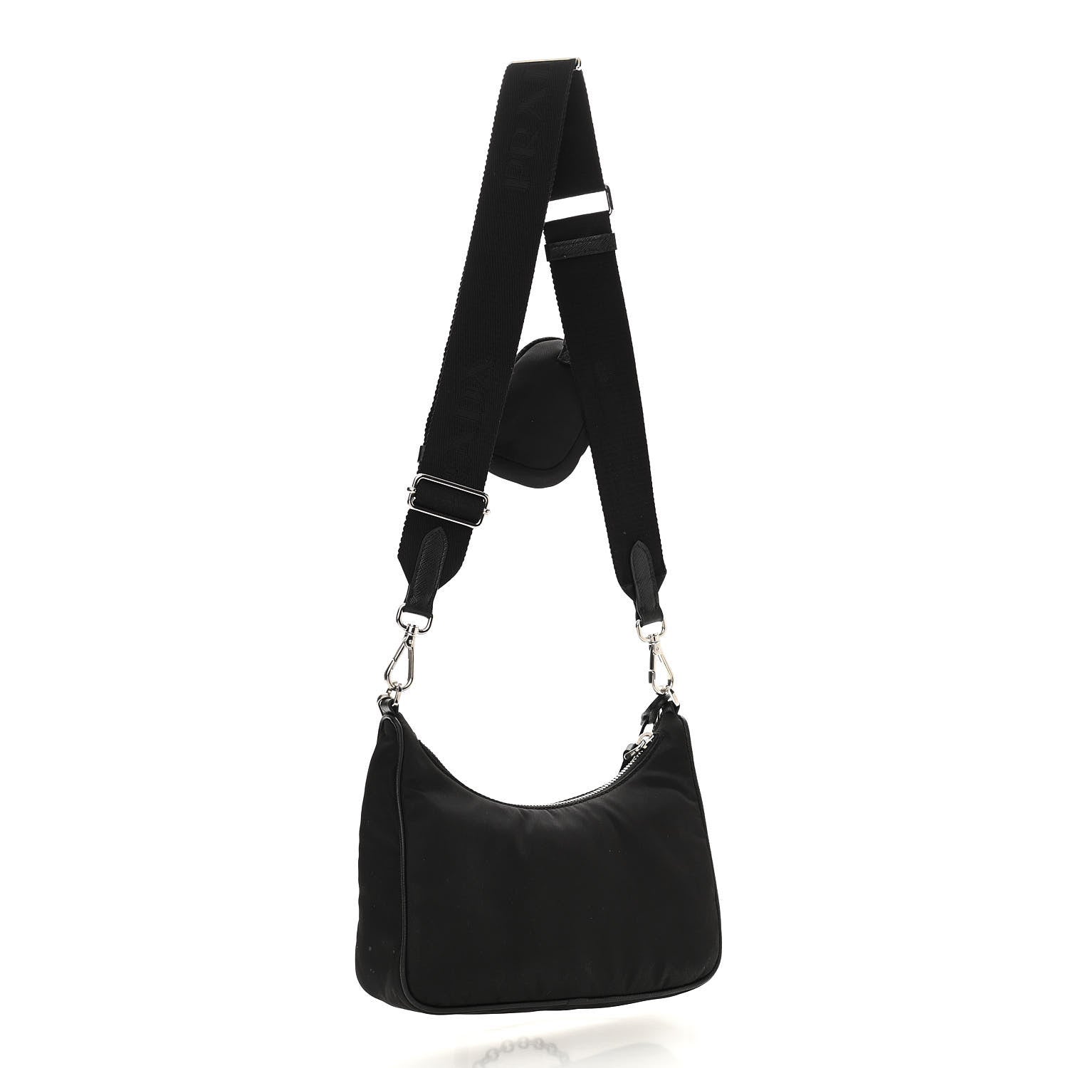 Prada Nylon Re-Edition 2005 Shoulder Bag Black 3 of 13