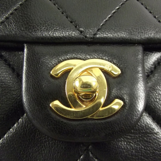 Vintage Lambskin Medium Flap Bag