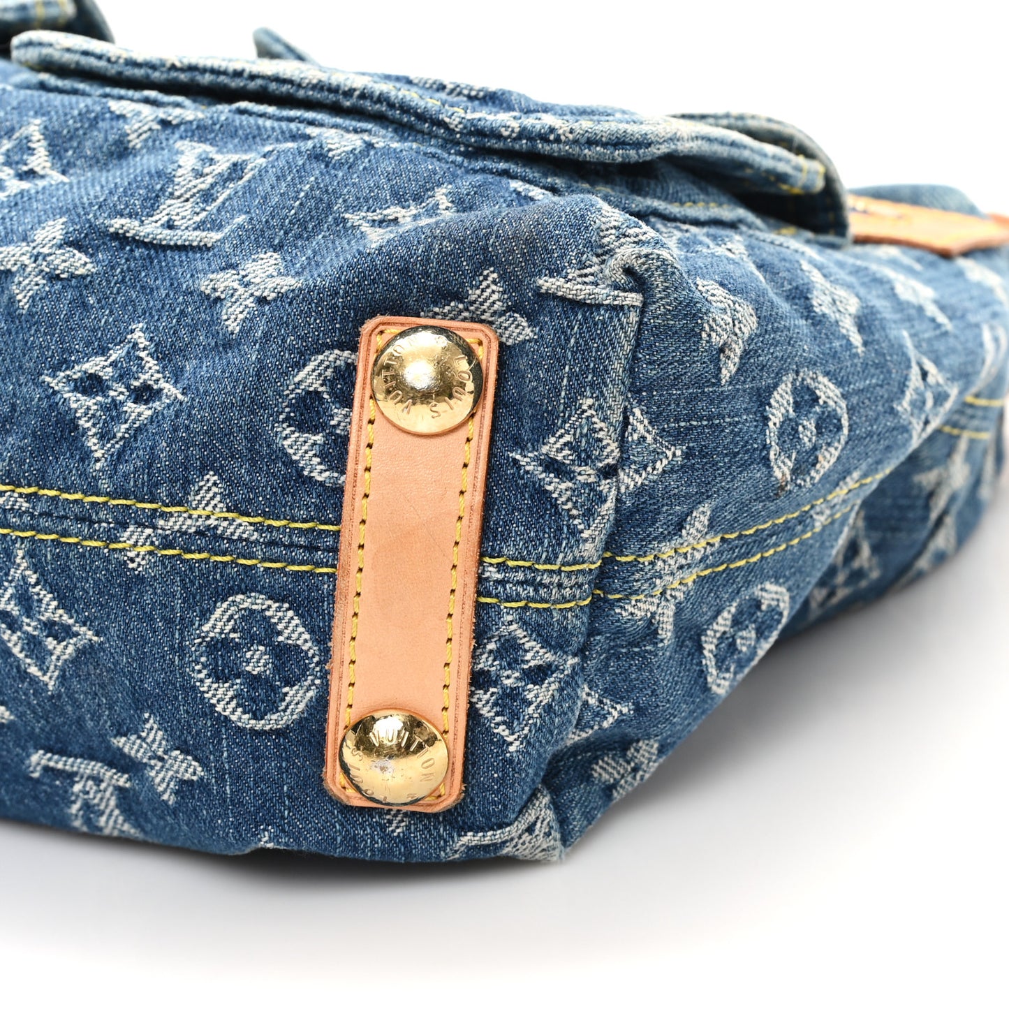 Monogram Denim Baggy PM Blue