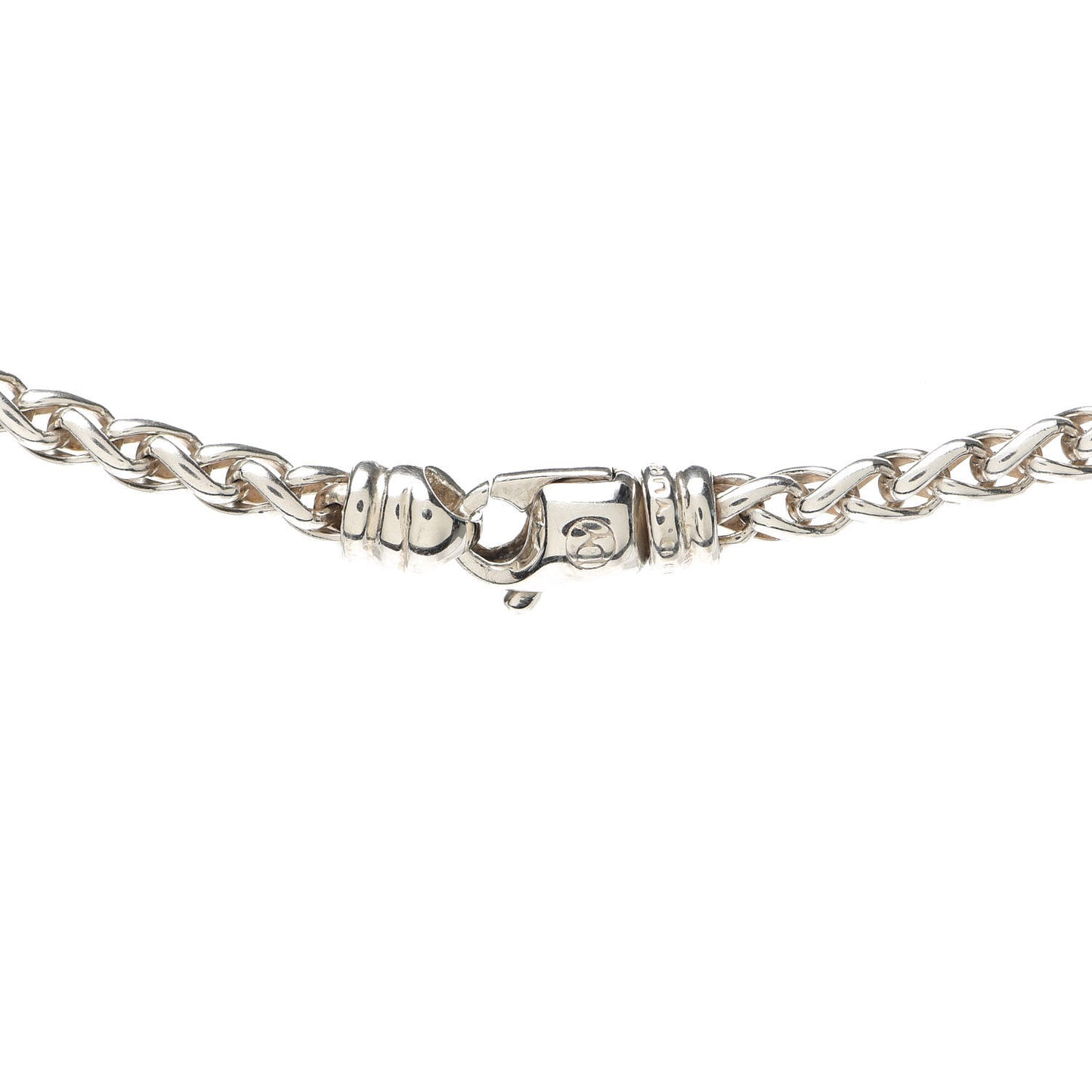 Sterling Silver 4mm Wheat Chain Necklace