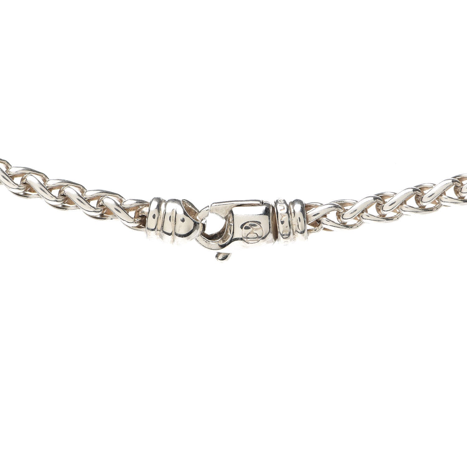 David Yurman Sterling Silver 4mm Wheat Chain Necklace 4 of 4