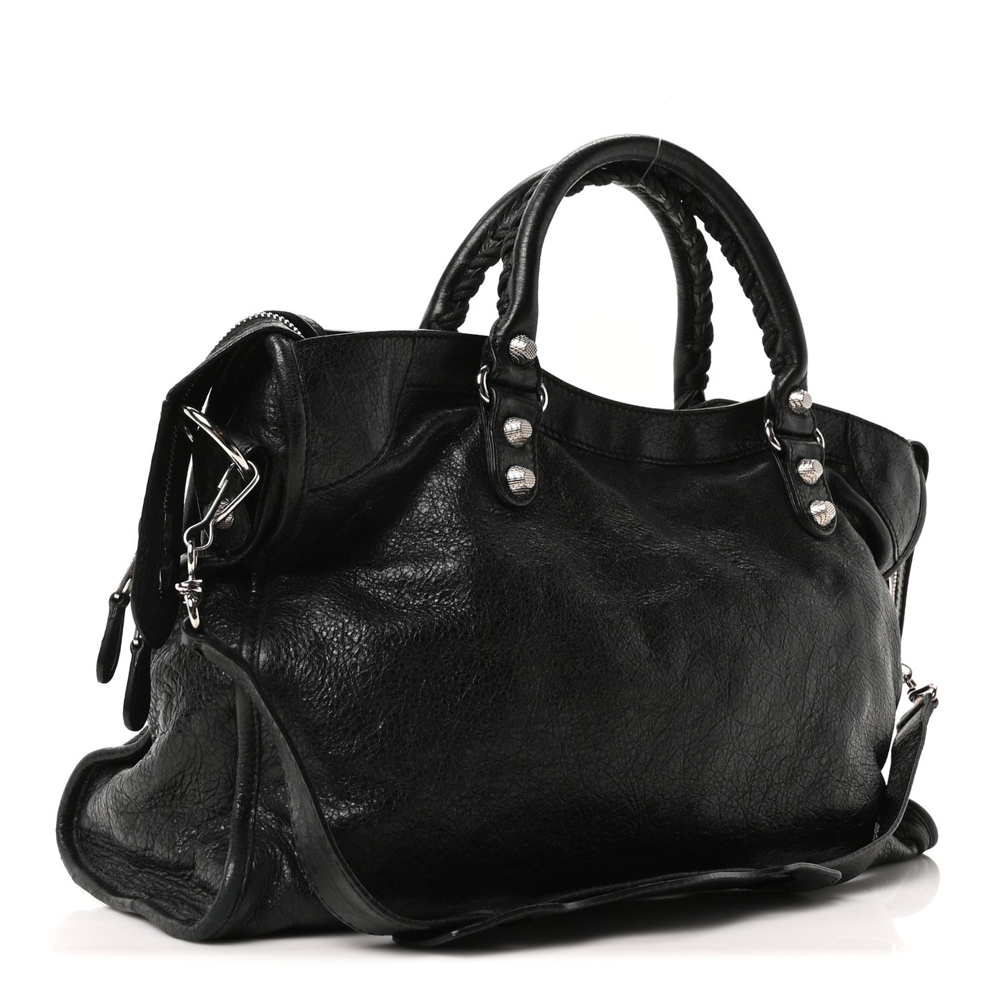 Agneau Giant 12 Silver Hardware City Black