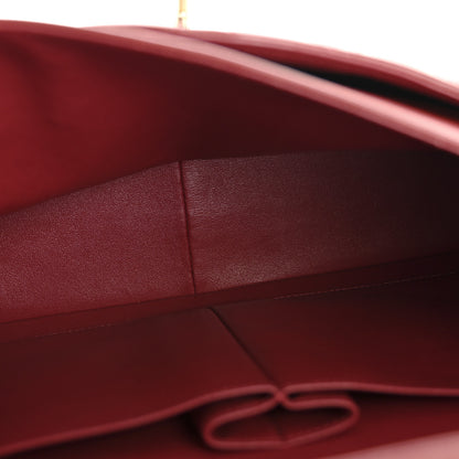 Chanel Lambskin Quilted Jumbo Double Flap Burgundy 5 of 14