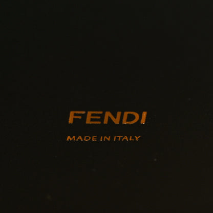 Fendi Agnello Old Shine Large Kan U Shoulder Bag Black 6 of 8