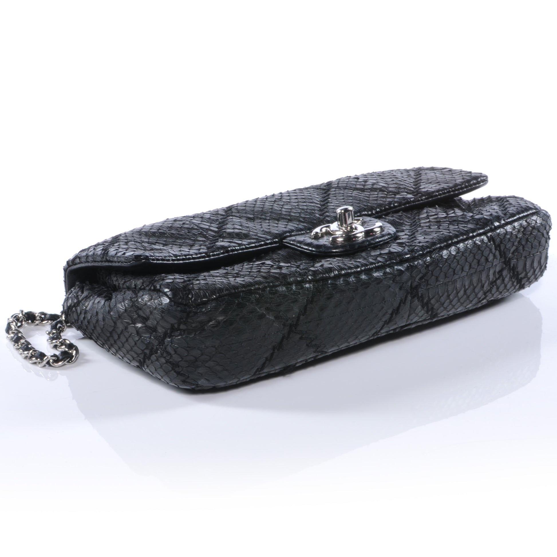 Chanel Python Ultimate Stitch Flap Black 4 of 10