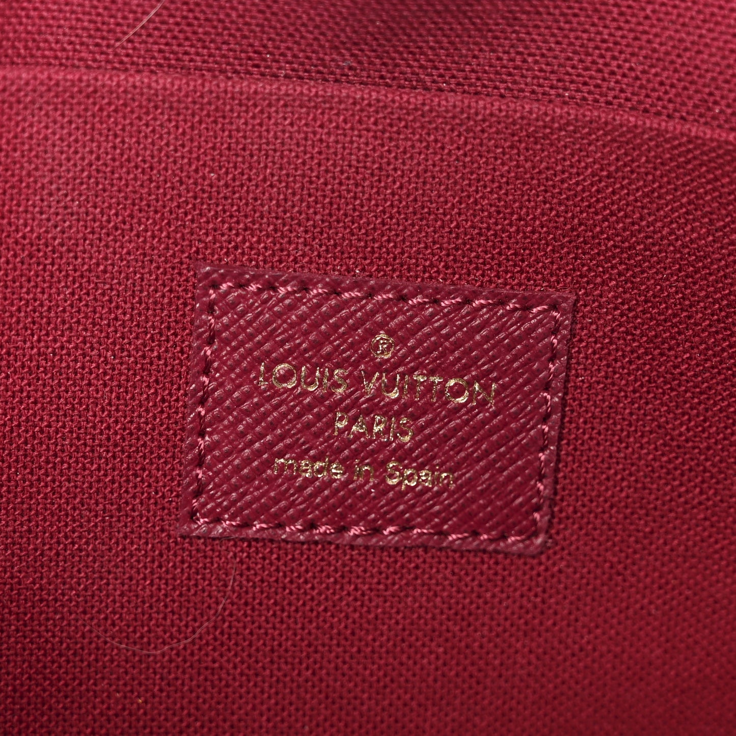 Monogram Pochette Felicie Chain Wallet Fuchsia